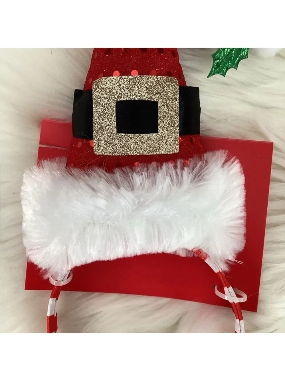Kohls Celebrate Together Santa Hat headband new in package OSFM